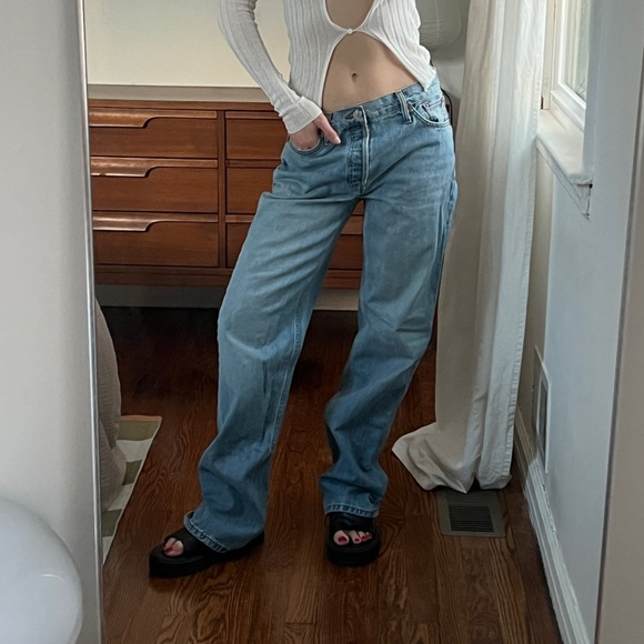 Re/Done Blue Loose Long Jeans - Size 25 - Sold out everywhere! - Picture 6 of 13